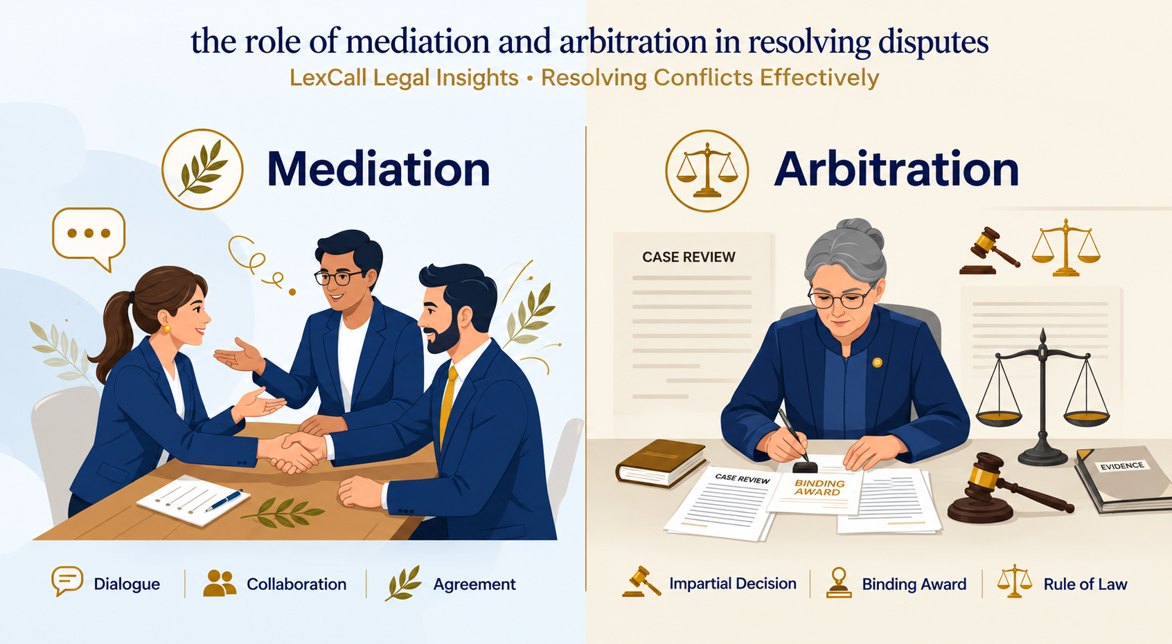 “The Role of Mediation and Arbitration in Resolving Disputes”